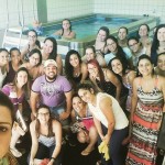 Aula de hidroterapia para o XIV Curso de Especialização em Intervenção em Neuropediatria