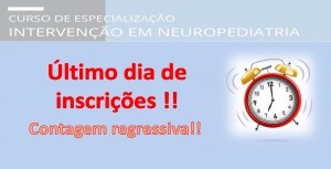 As inscrições do o XVII Curso de Especialização em Intervenção em Neuropediatria (XVII CEIN) encerram HOJE!! As aulas terão início SÁBADO , dia 13 de ABRIL!!! O curso será realizado aos sábados e domingos na UFSCar. Serão abordados diversos temas indispensáveis para a prática clínica atual e baseada em evidência!!